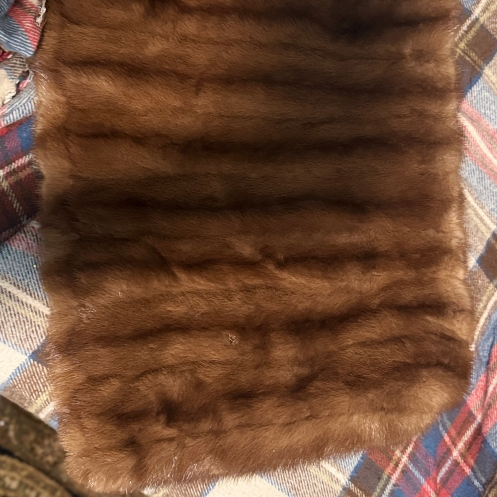 Luxurious vintage mink, hand warmer